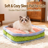 Colorful Plush Pet Bed for Dogs and Cats