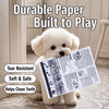 Crinkle Newspaper-Style Dog Toy for Interactive Play