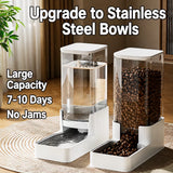 Elevated Dog & Cat Feeding Station with Water Dispenser