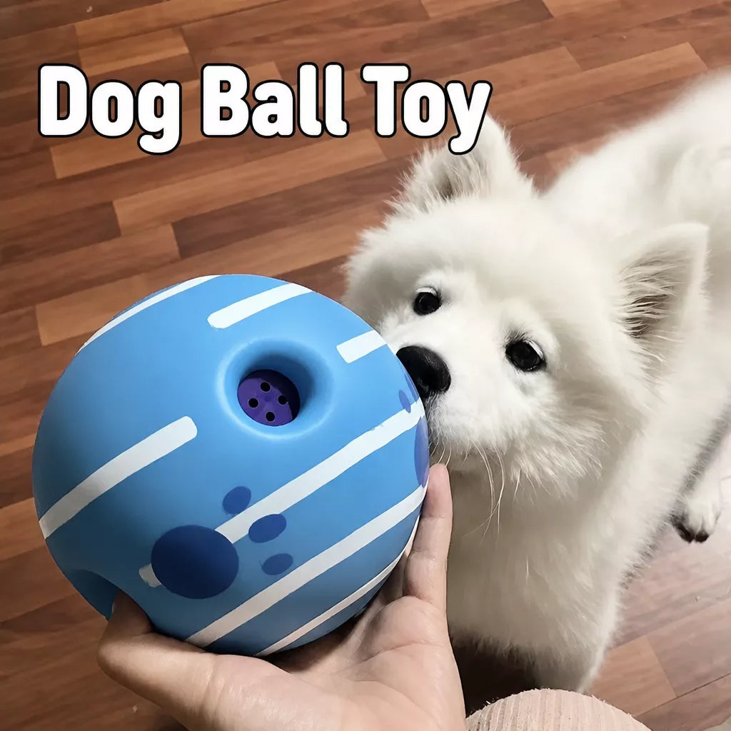 Interactive Squeaky Ball Dog Toy
