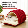 Semi-Enclosed EPE Foam Pet Bed for Cats and Dogs