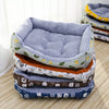 Rectangular Padded Pet Bed for Dogs and Cats