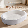 Oval Corrugated Cardboard Cat Scratcher Bed