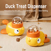 Interactive Duck-Shaped Treat Dispensing Toy for Cats and Dogs