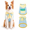 Lightweight Cotton-Linen Dog Vest with Bow Tie