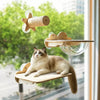 Window-Mounted Cat Perch with Space Pod