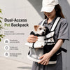 Nylon Mesh Pet Carrier Backpack for Cats and Small Dogs