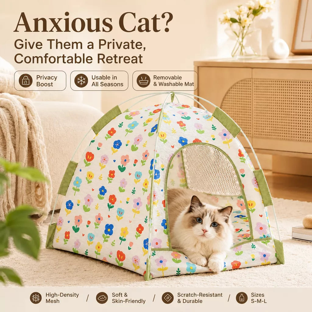 Indoor Cat & Dog Tent Bed