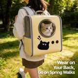 Breathable Pet Carrier Backpack for Cats and Small Dogs