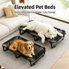 Foldable Elevated Pet Cot with Breathable Mesh