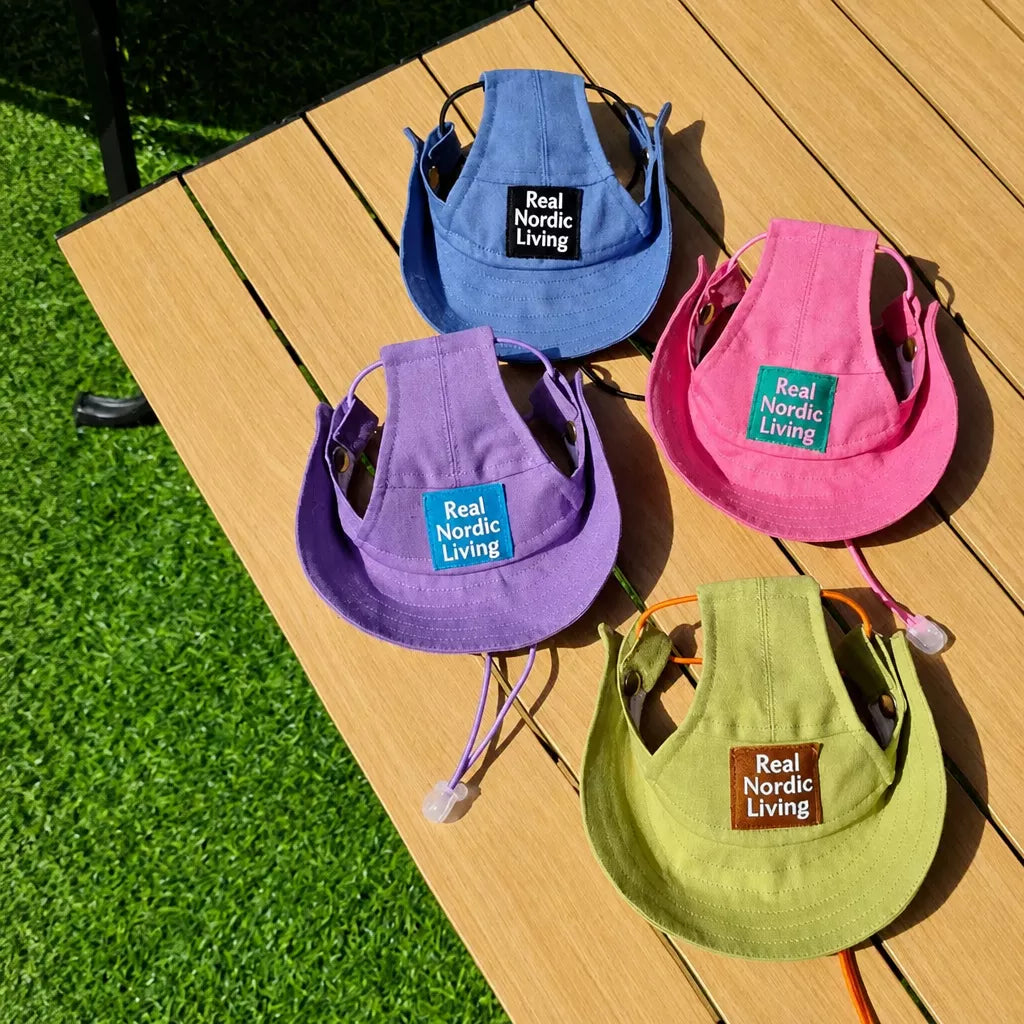 Canvas Outdoor Hat for Dogs and Cats