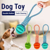 Rope Tug and Treat-Dispensing Dog Toy