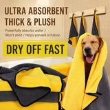 Quick-Dry Pet Bath Towel for Dogs and Cats