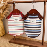 Summer Striped Cotton Pet Tank Top