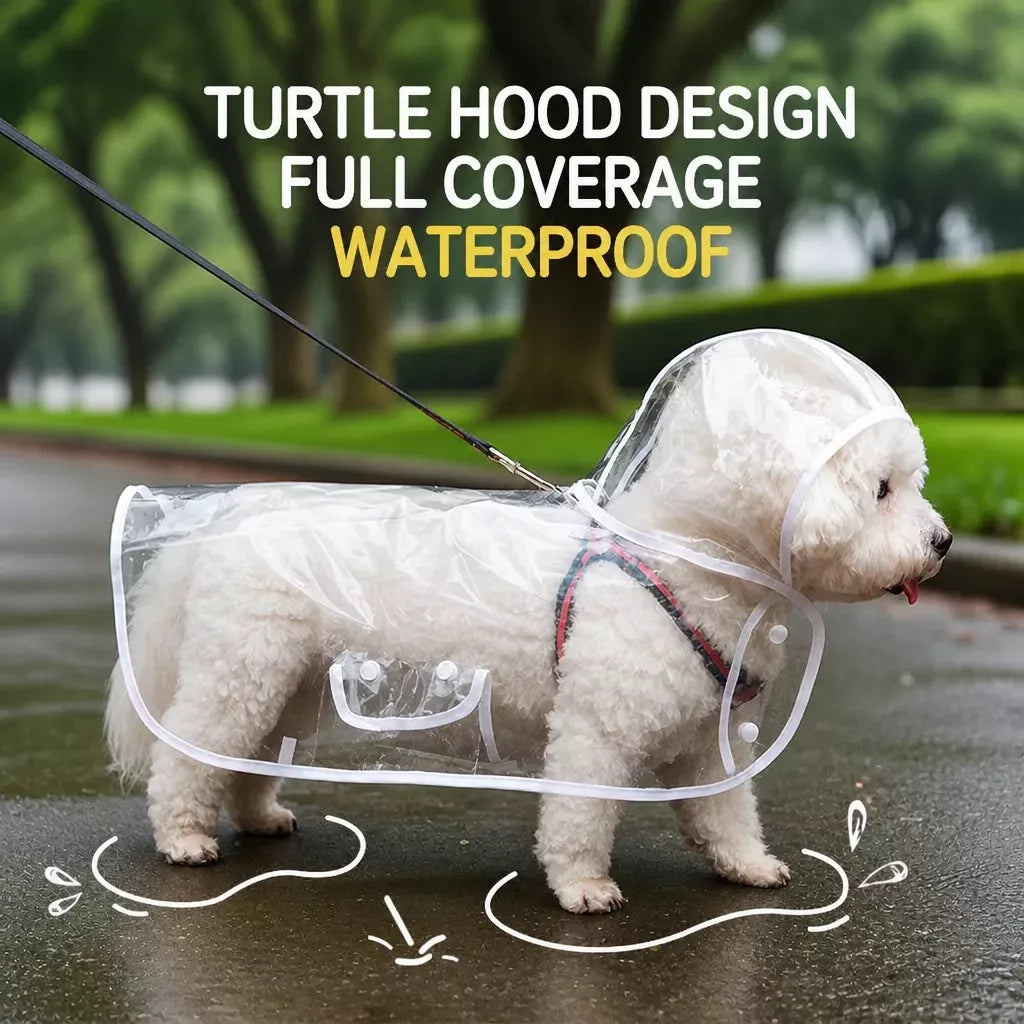 Waterproof Four-Leg Dog Raincoat