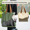 Canvas Crossbody Pet Carrier for Cats and Small Dogs