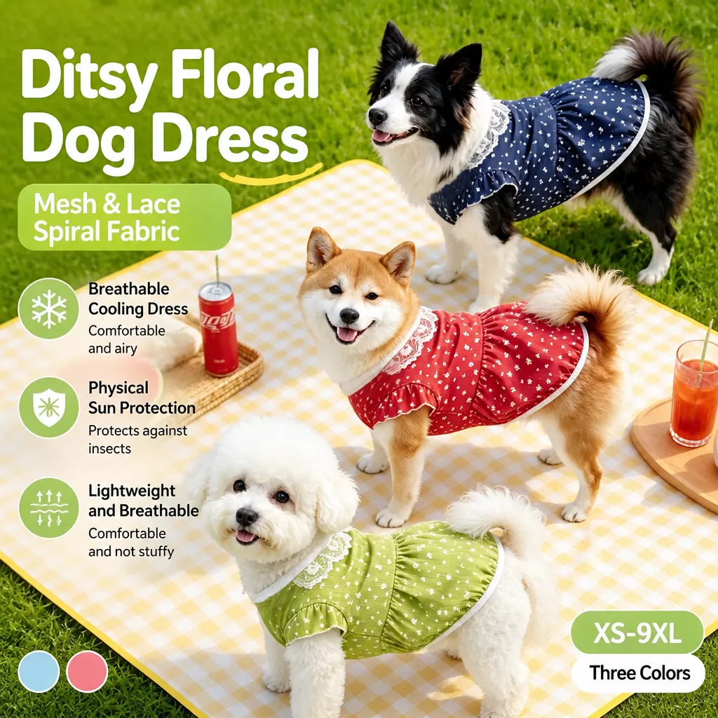Lightweight Summer Pet Vest for Dogs & Cats