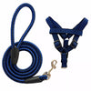 Adjustable Nylon Dog Harness and Leash Set for Everyday Walks