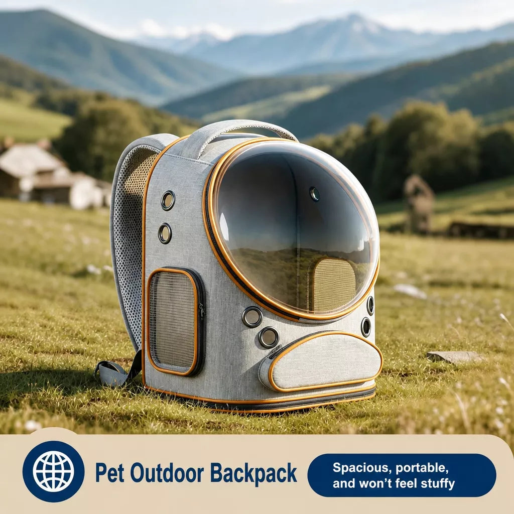 Pet Carrier Backpack with Panoramic Window