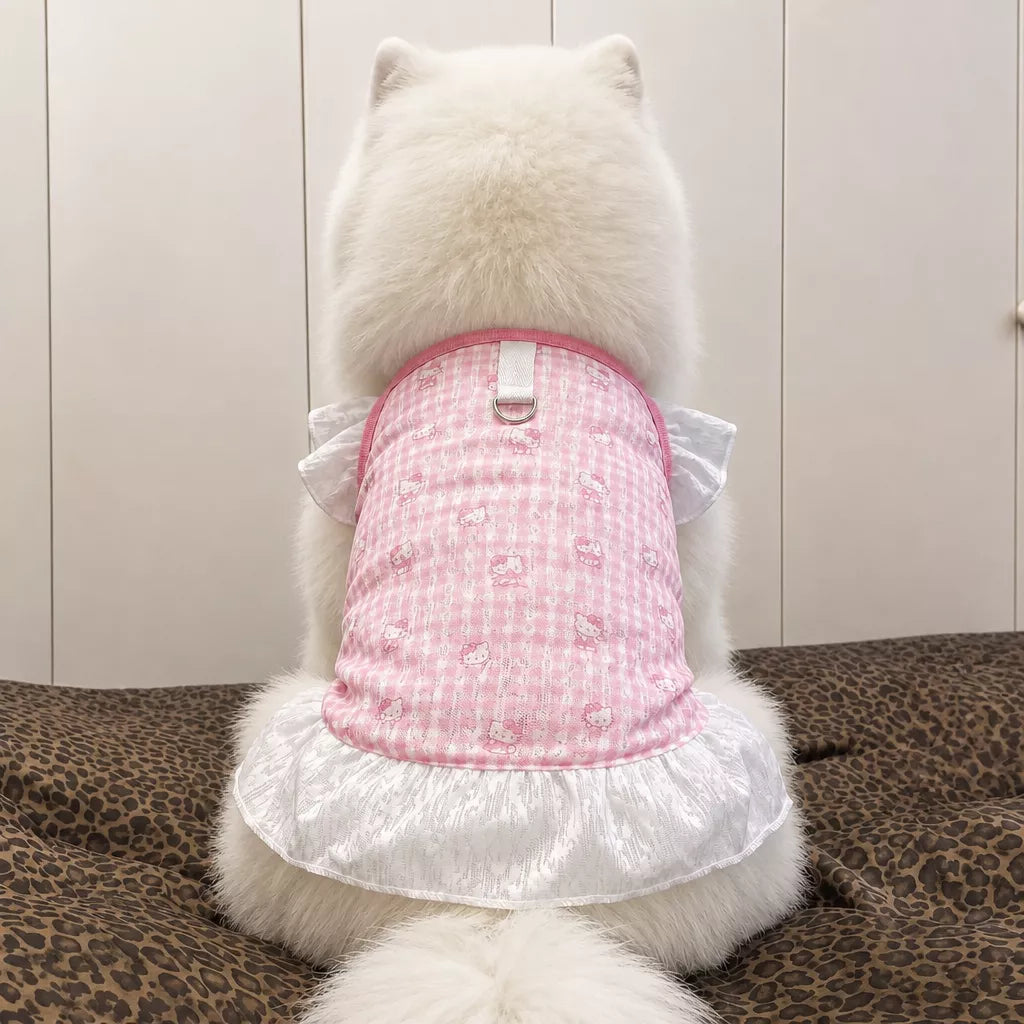 Lightweight Mesh Dog Dress for Warm-Weather Lounging