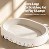 Corrugated Cardboard Cat Scratcher Bed – Round & Oval Designs