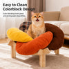 Flower-Shaped Pet Bed with Wood Stand