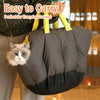 Faux Leather Car Pet Carrier for Cats and Small Dogs