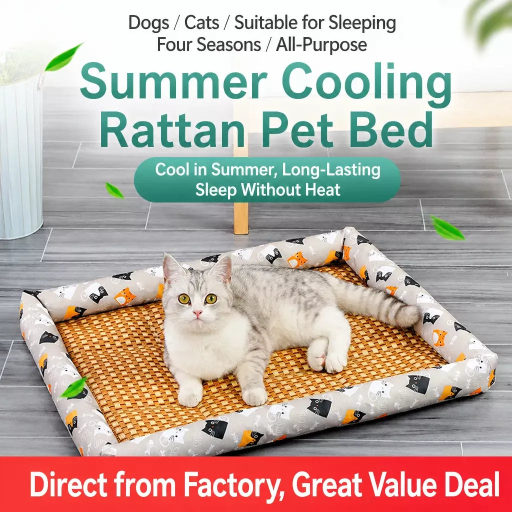 All-Season Pet Bed for Cats and Dogs