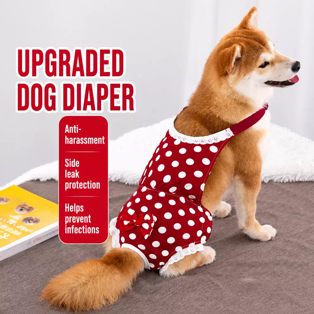 Cotton Dog Diaper for Female Dogs During Heat Cycles