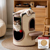 Sisal Barrel Cat Tree with Scratching Board