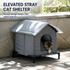 Enclosed Outdoor Pet Shelter for Cats and Dogs