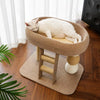 Compact Cat Tree with Sisal Scratching Post and Bed