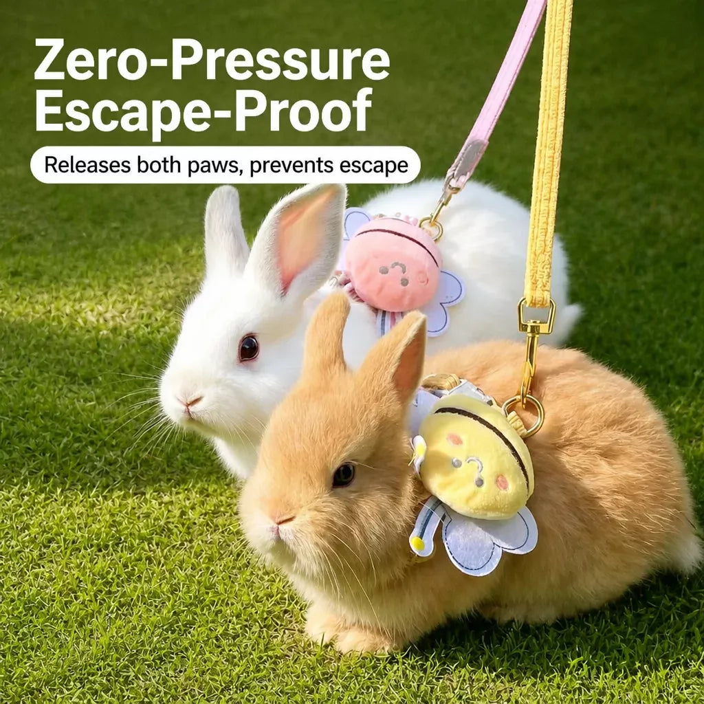 Nylon Rabbit Harness with Leash