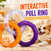Dog Tug Ring Toy for Chewing, Training, and Interactive Play