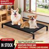 Raised Mesh Dog Cot with Iron Frame for Small to Large Dogs