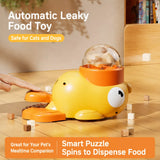 Duck-Shaped Interactive Treat Dispenser for Cats & Dogs