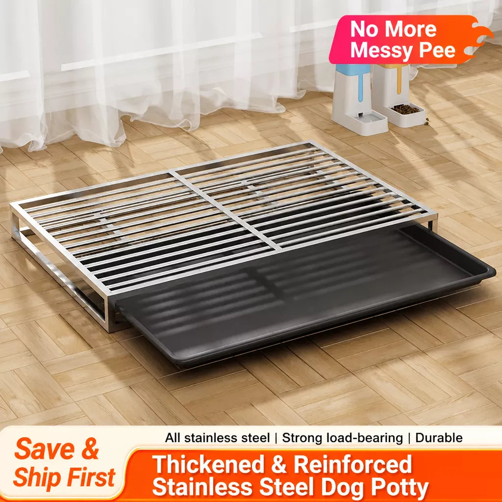Stainless Steel Dog Potty Tray