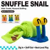 Snail Snuffle Squeaky Dog Toy