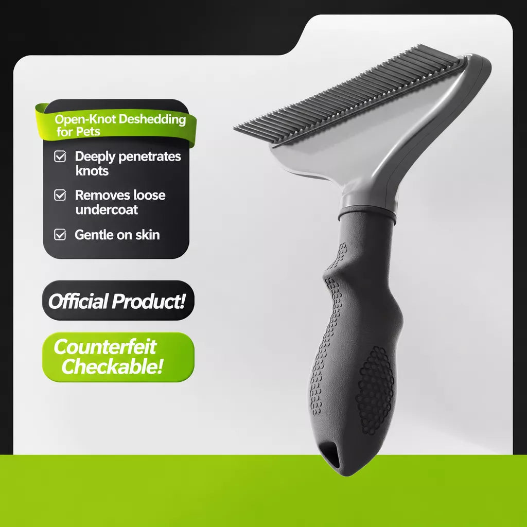 Detangling Rake Comb for Long-Haired Cats and Medium to Large Dogs