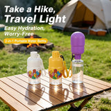 Portable Foldable Dog Water Bottle for Walks and Travel