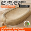 Large Woven Rope Cat Scratcher Bed