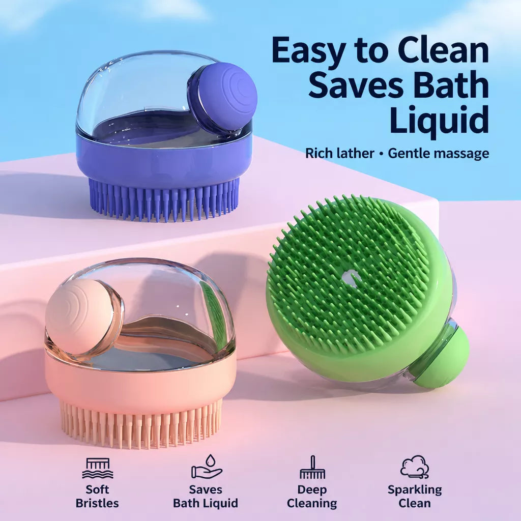 Pet Bath Brush for Dogs & Cats
