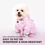 Dog Raincoat for Small to Medium Dogs