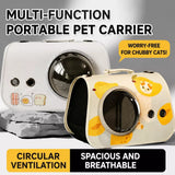 Capsule Pet Carrier Backpack for Cats and Small Dogs Up to 16 lb