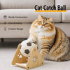 Vertical Soccer Ball-Style Sisal Cat Scratcher