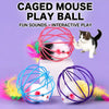 Cage Mouse Cat Toy with Sisal Ball