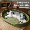 All-Season Boat-Style Dog Bed with Removable, Washable Cover