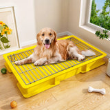 Plastic Dog Potty Tray with Grid Insert