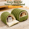 Semi-Enclosed Cat & Dog Bed with Removable Cover