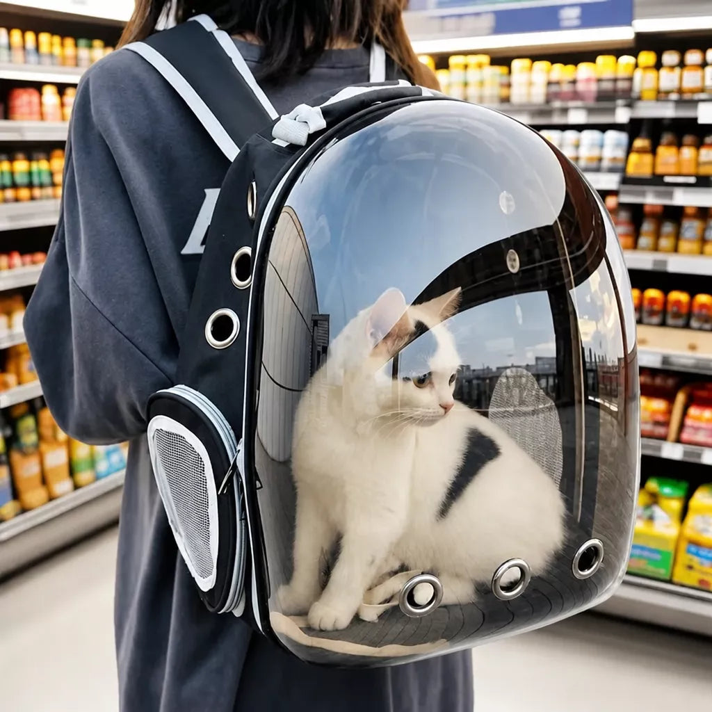 Transparent Pet Carrier Backpack for Cats and Small Dogs